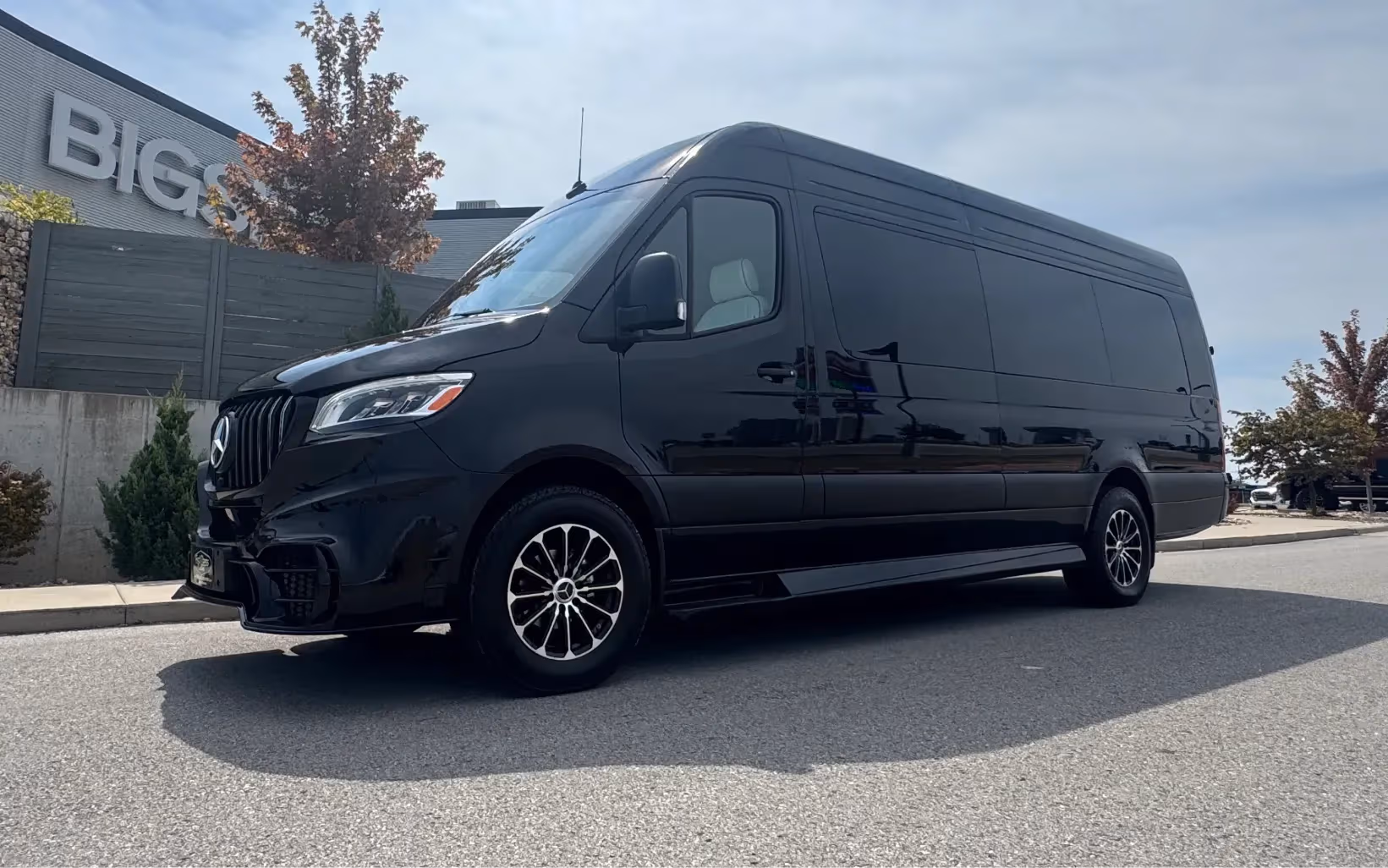 Luxury limo Sprinter used for World Cup transportation services