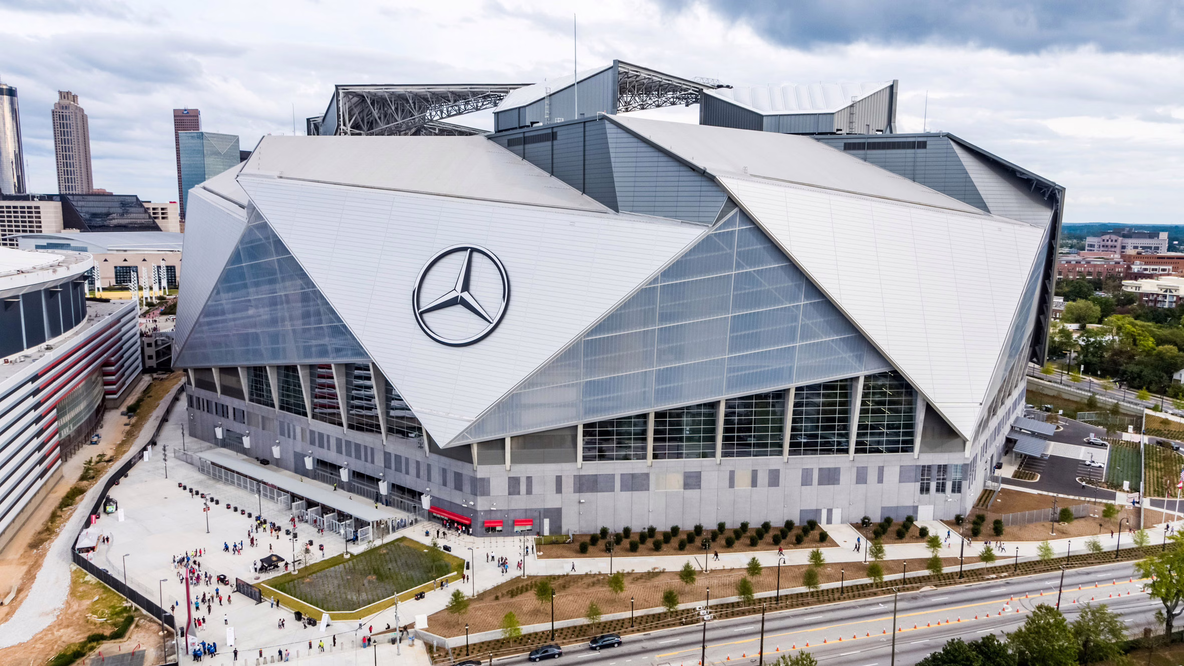 Mercedes-Benz Stadium in Atlanta, Georgia — FIFA World Cup 2026 host stadium transportation by Legends Limousine Worldwide